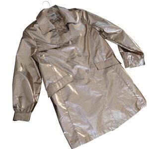 Lagerfeld Kids NWOT Sz 12 Metallic Button Up Jacket